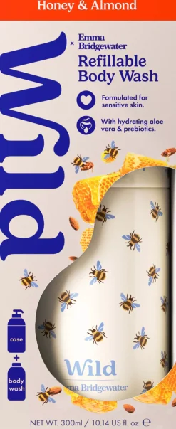Wild Body Wash Bee Case Honey & Almond 300 ml