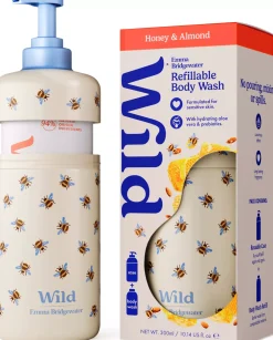 Wild Body Wash Bee Case Honey & Almond 300 ml