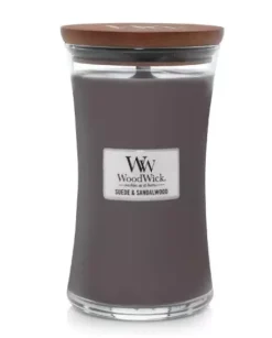 WoodWickSueded Sandalwood Large Large
