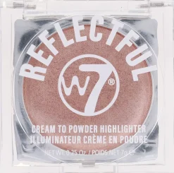 W7 Reflectful Cream to Powder Highlighter Pink Spring