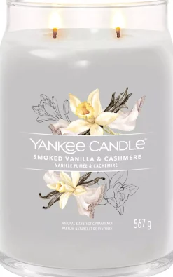 Yankee CandleSmoked Vanilla & Cashmere Signature Jar Large