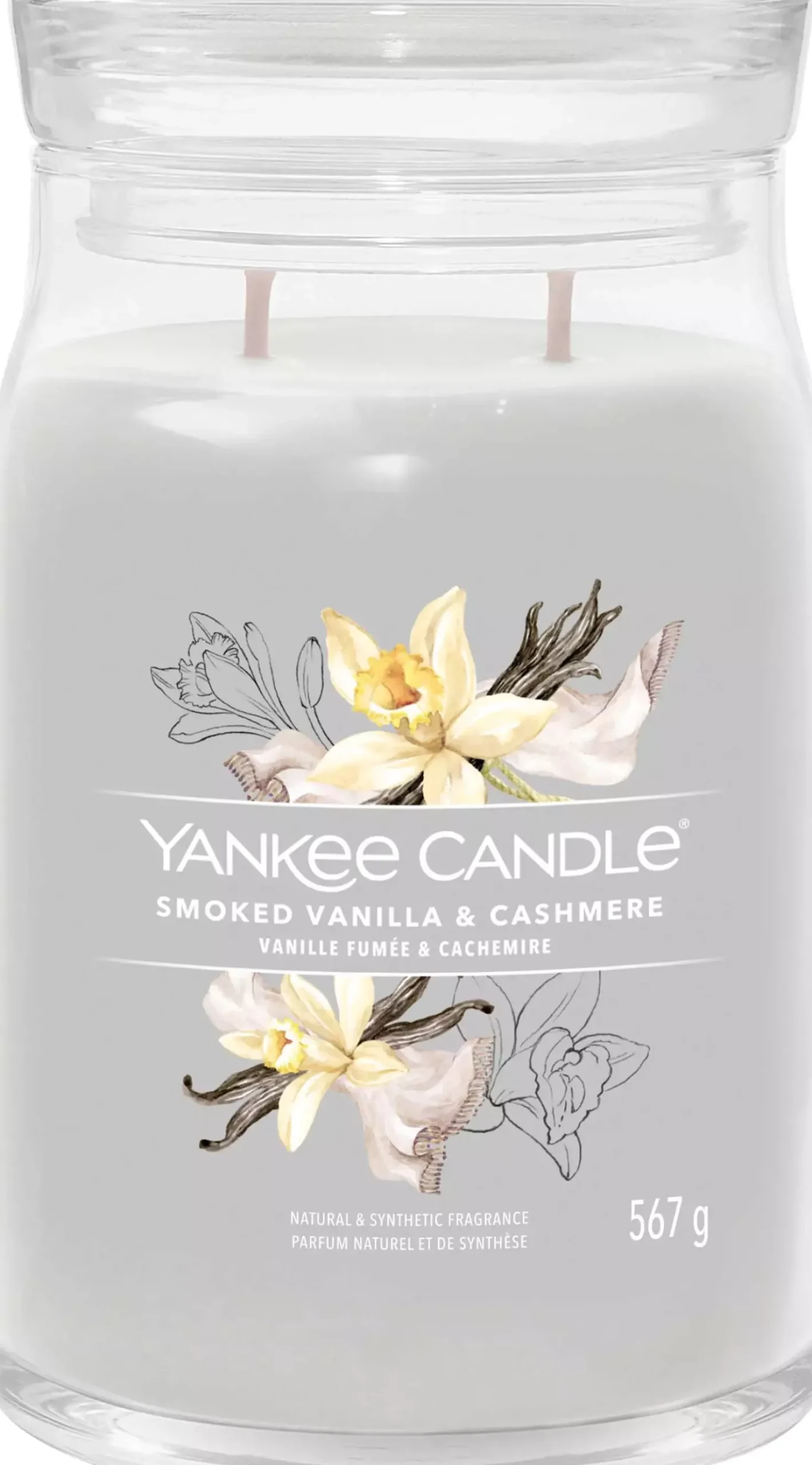 Yankee CandleSmoked Vanilla & Cashmere Signature Jar Large