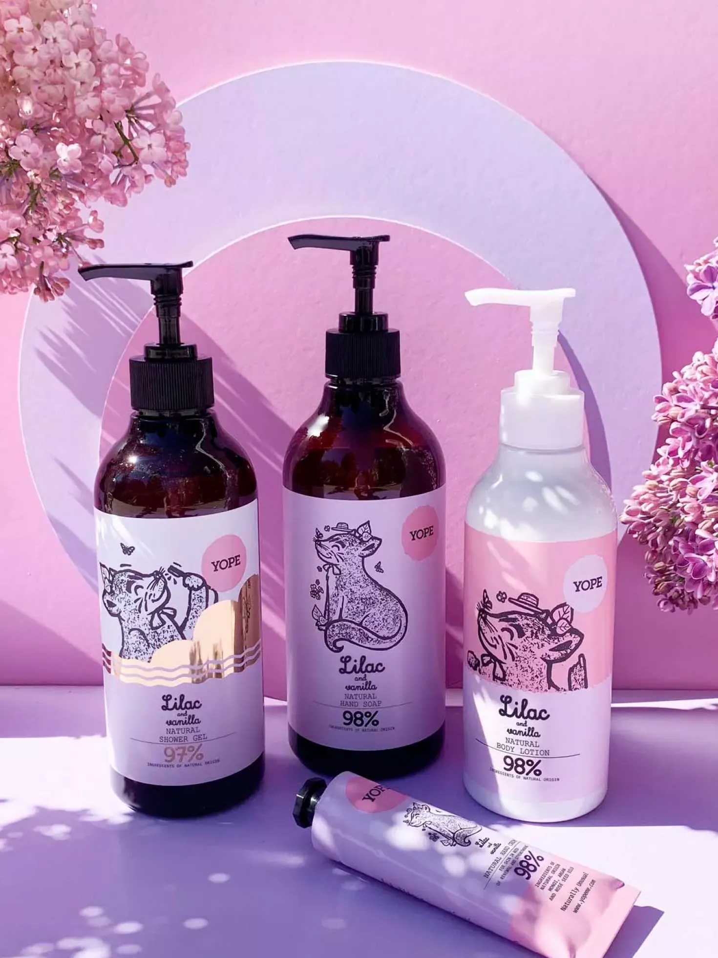 YOPEBotanical Hand Soap Lilac and Vanilla 500 ml
