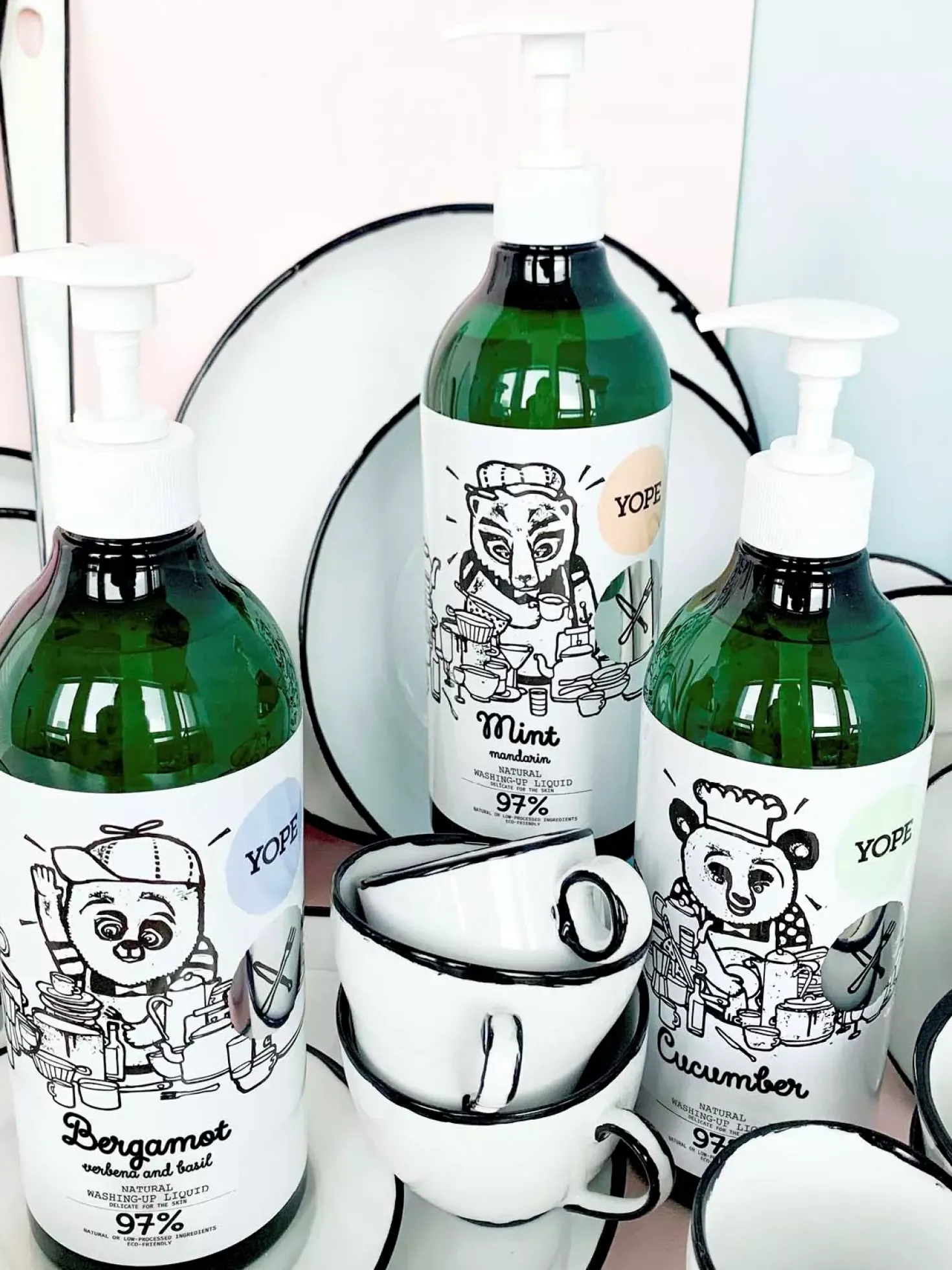 YOPEKitchen Natural Washing-Up Liquid Cucumber 750 ml
